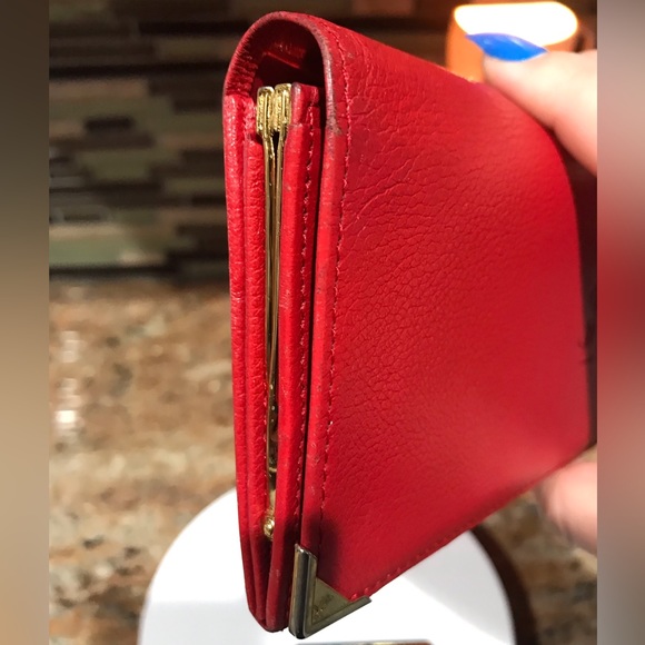 YSL Saint Laurent Kiss Lock Leather Wallet β€οΈπ₯π - Picture 15 of 17